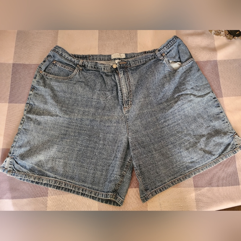 CJ Banks Plus Size 26W Jean Shorts